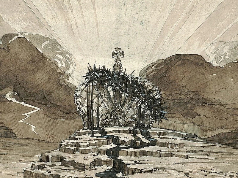 1884-Andrey Avinoff - Una corona zarista